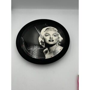 Centric Black Plastic 11.5 Inch Marilyn Monroe Clock